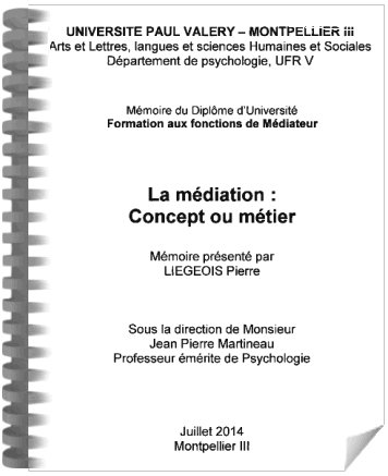 Mdiation Concept ou Mtier - Pierre Ligeois - 2014